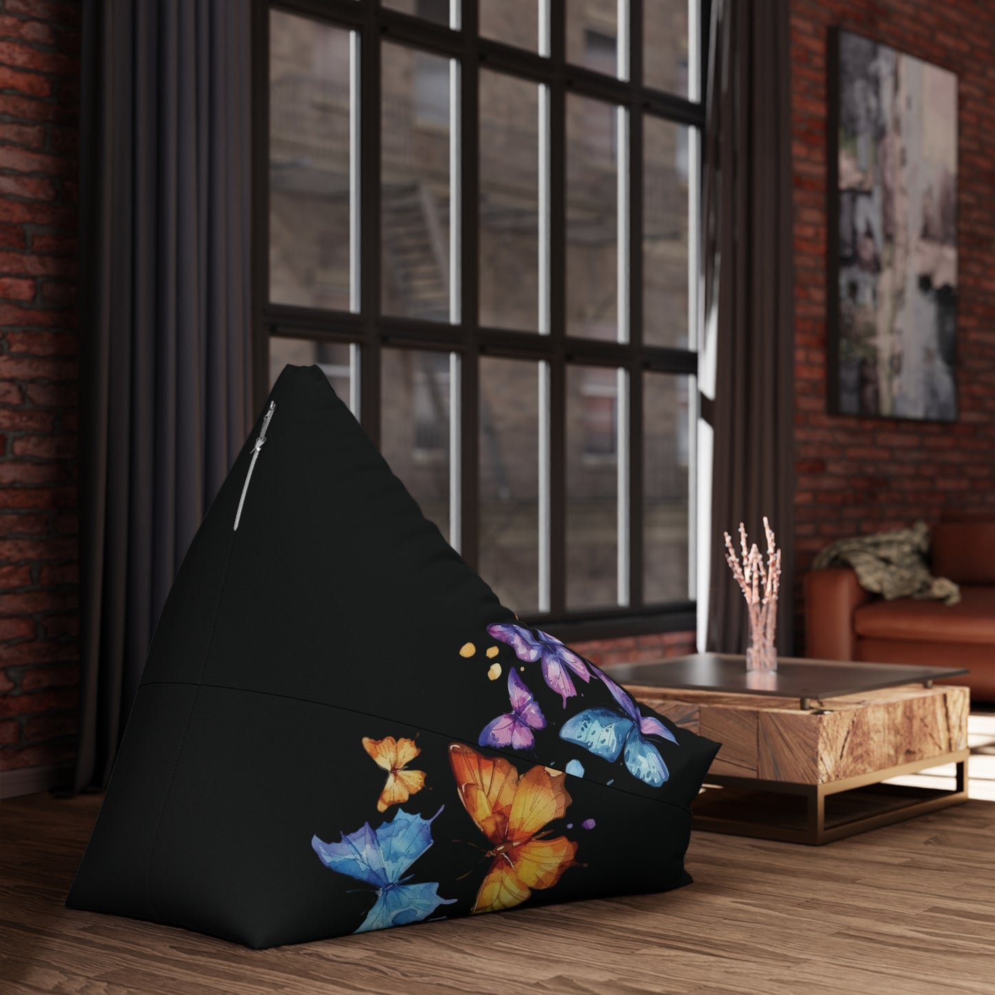 Butterflies and Beauty Bean Bag Chair Cover