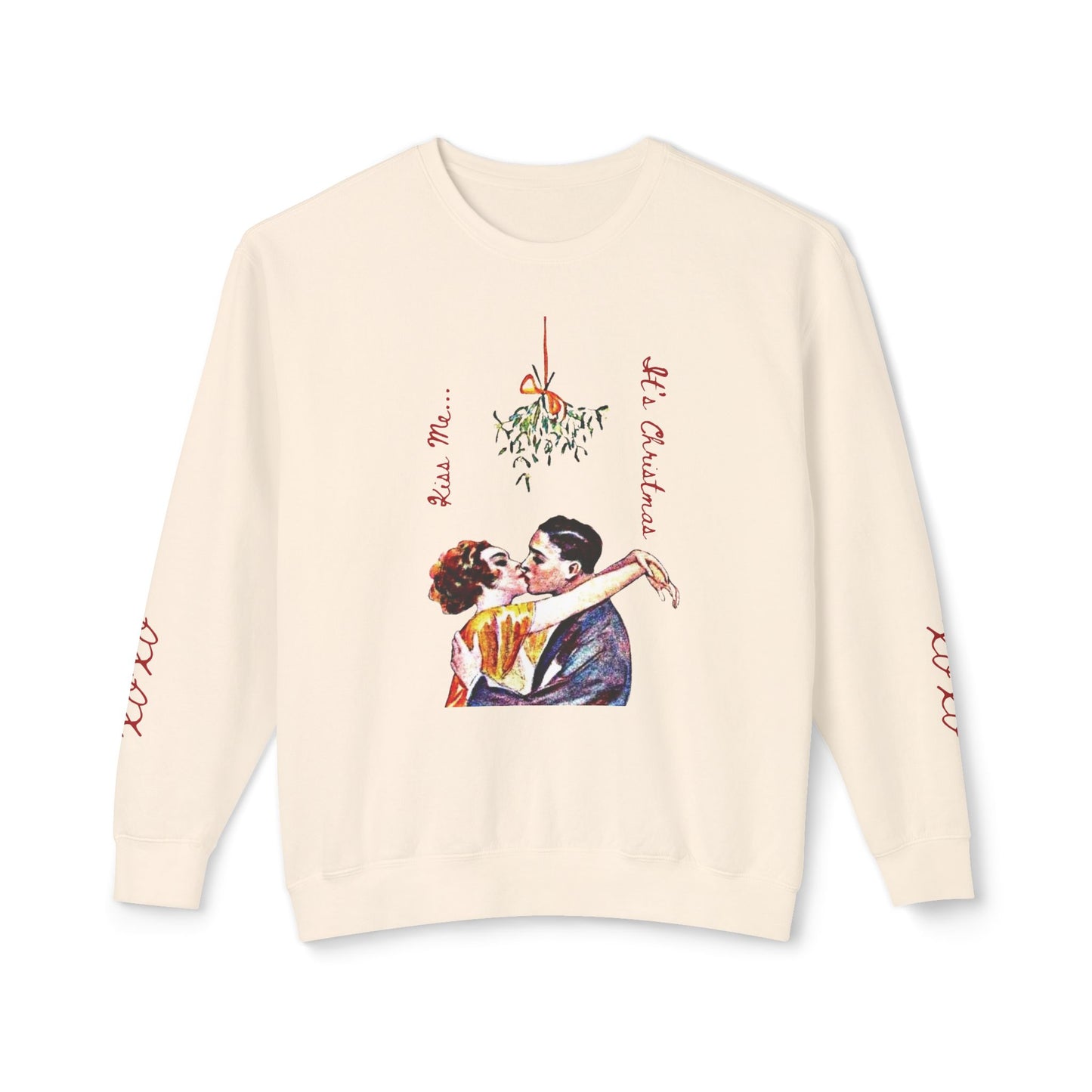 Christmas Vintage Sweatshirt - Unisex Lightweight Crewneck