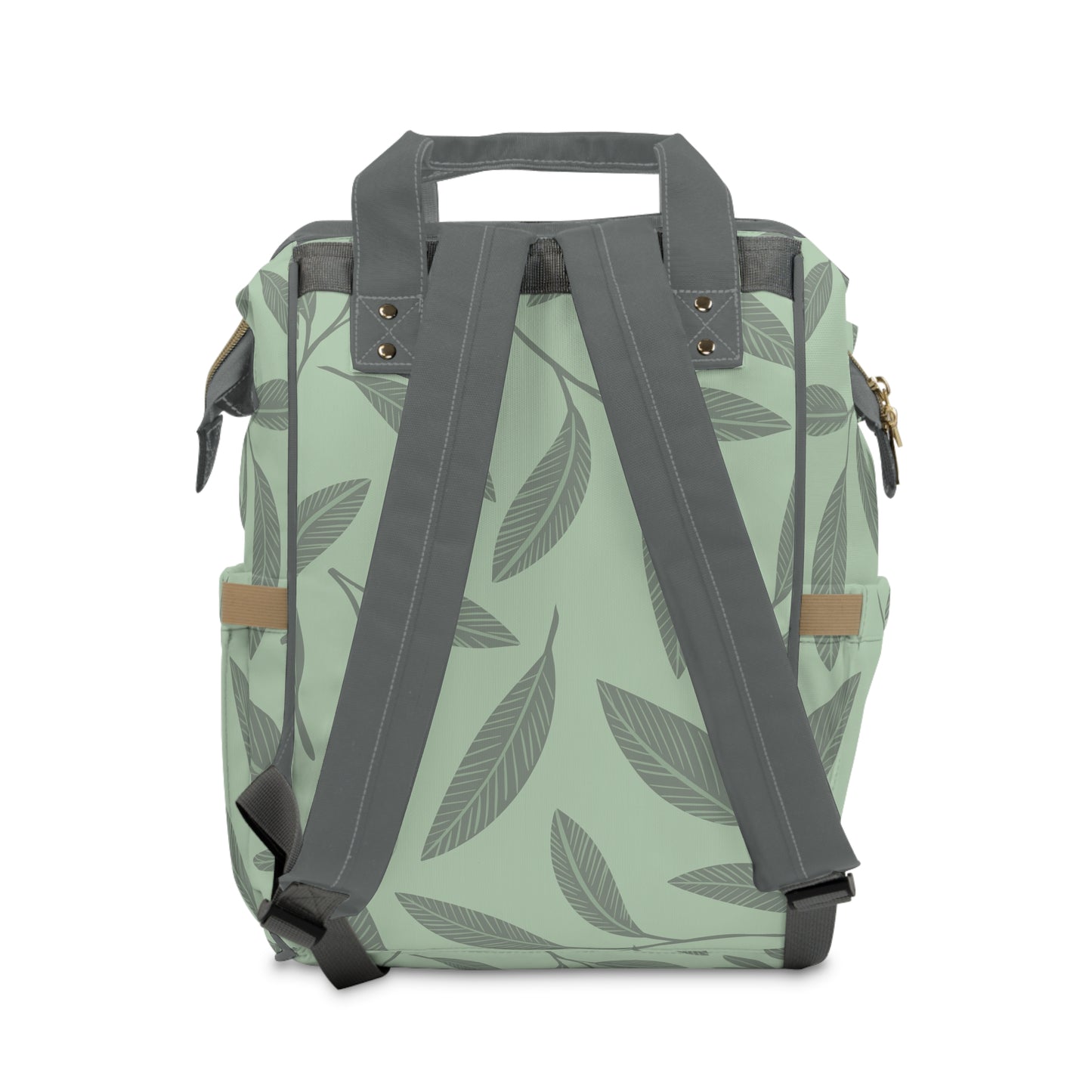 Sage Leaves Multifunctional Diaper Backpack