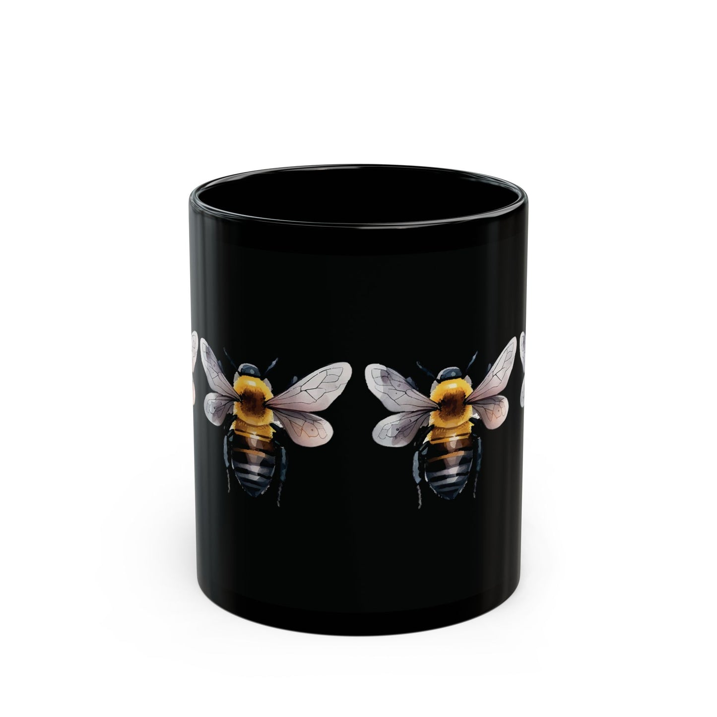 For the love of Bumblebees Black Mug (11oz, 15oz)