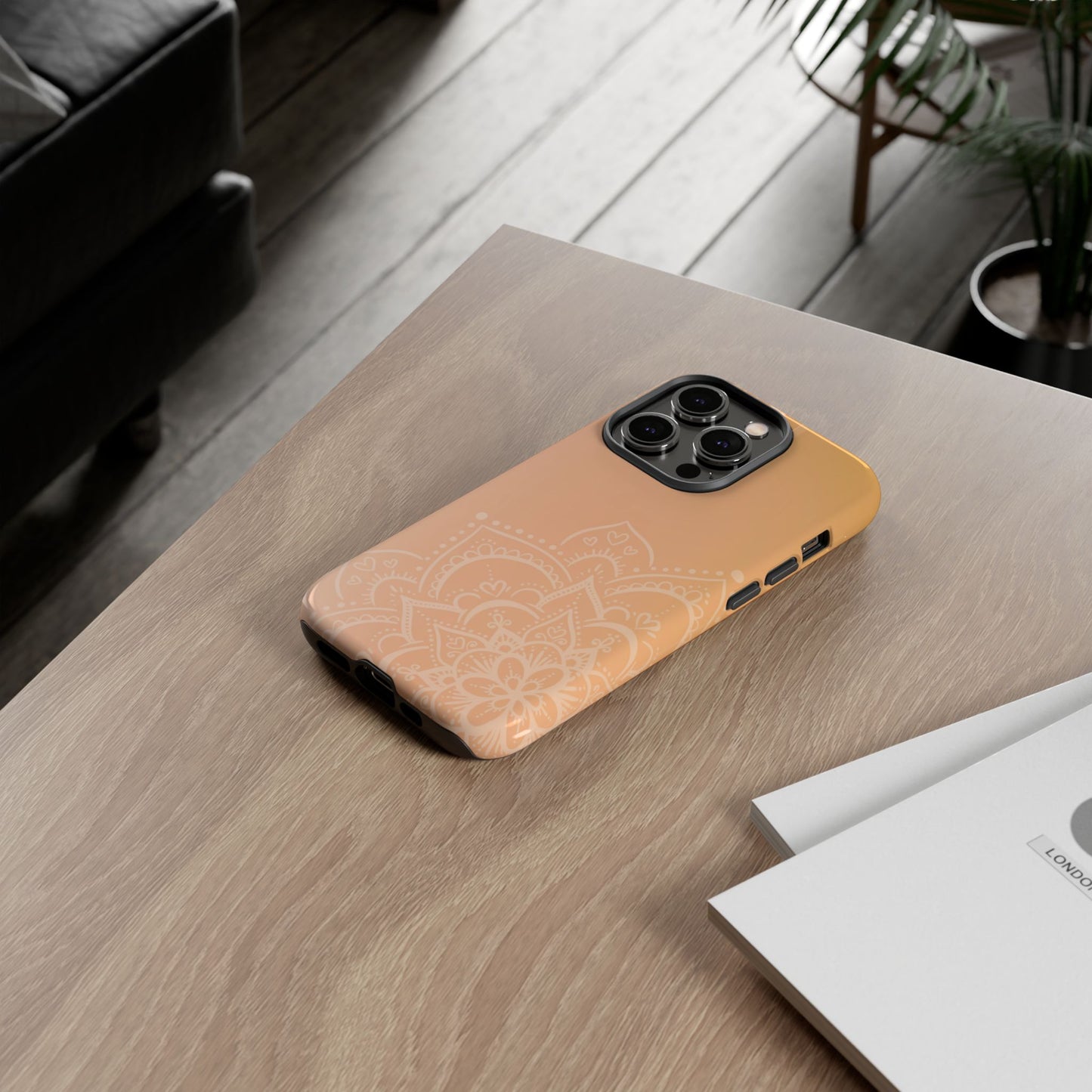 Mandala Peach Tough Cases