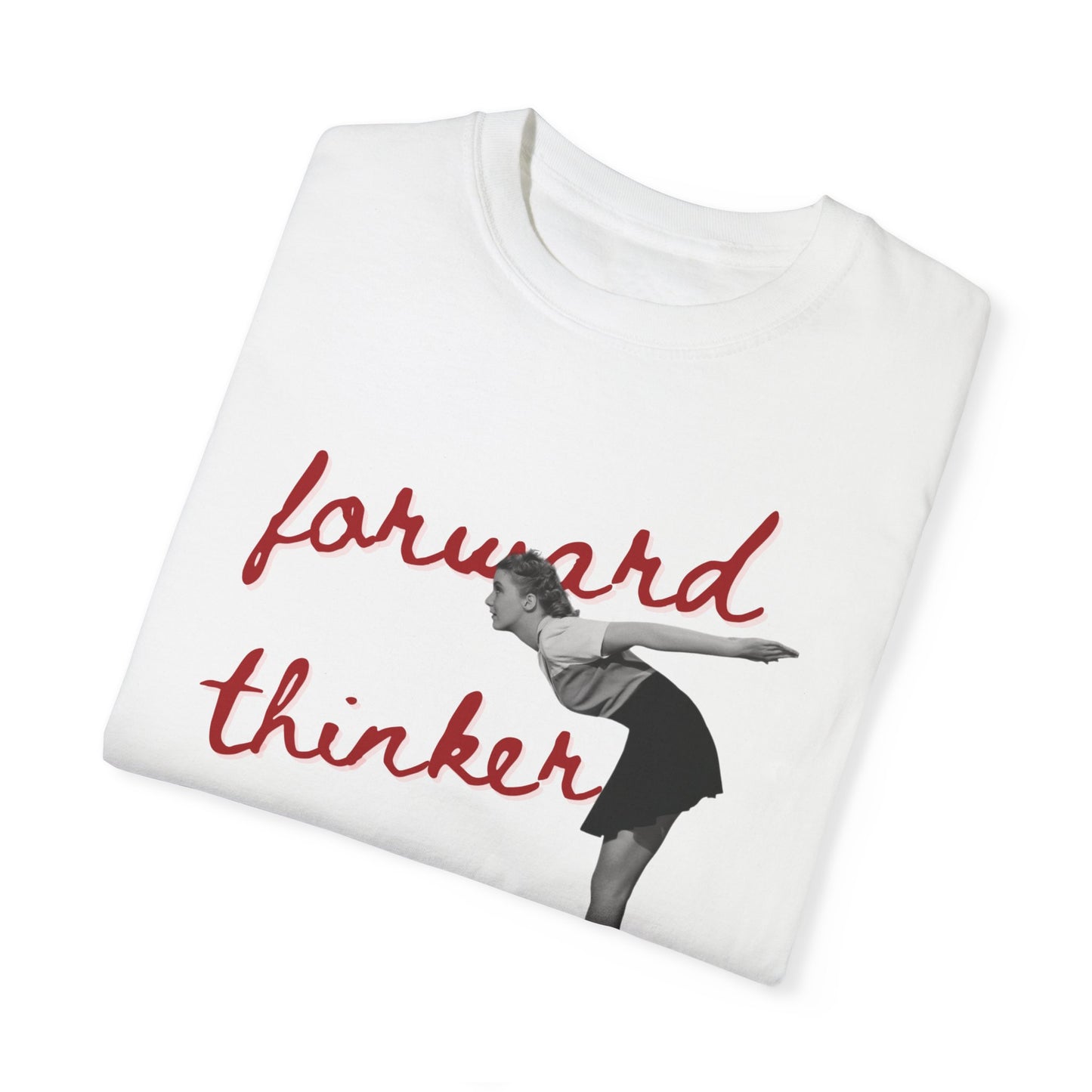 Forward Thinker Unisex Garment-Dyed T-shirt Red