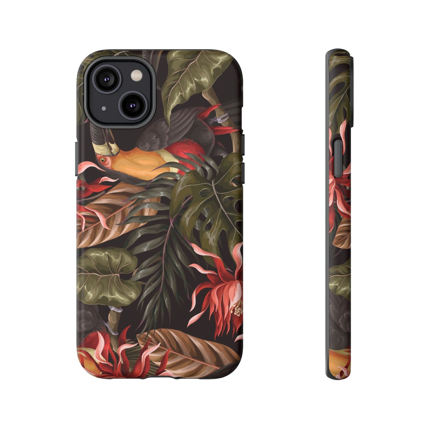 Tough Cases Phone Unique Floral Design with Bird