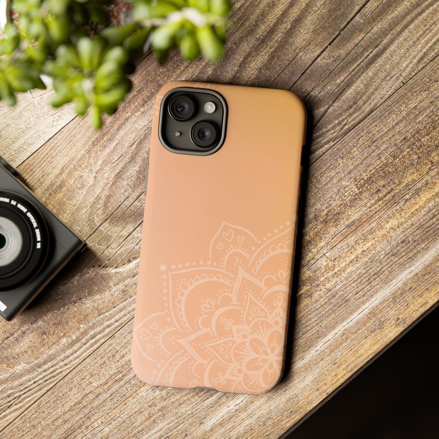 Mandala Peach Tough Cases