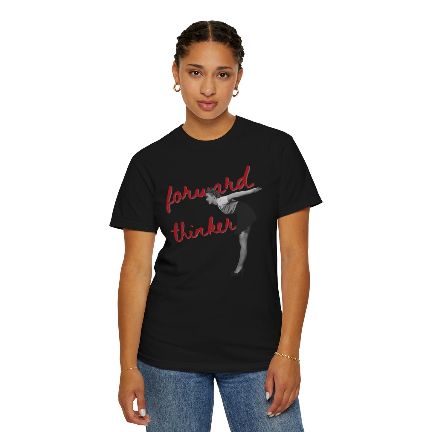 Forward Thinker Unisex Garment-Dyed T-shirt Red