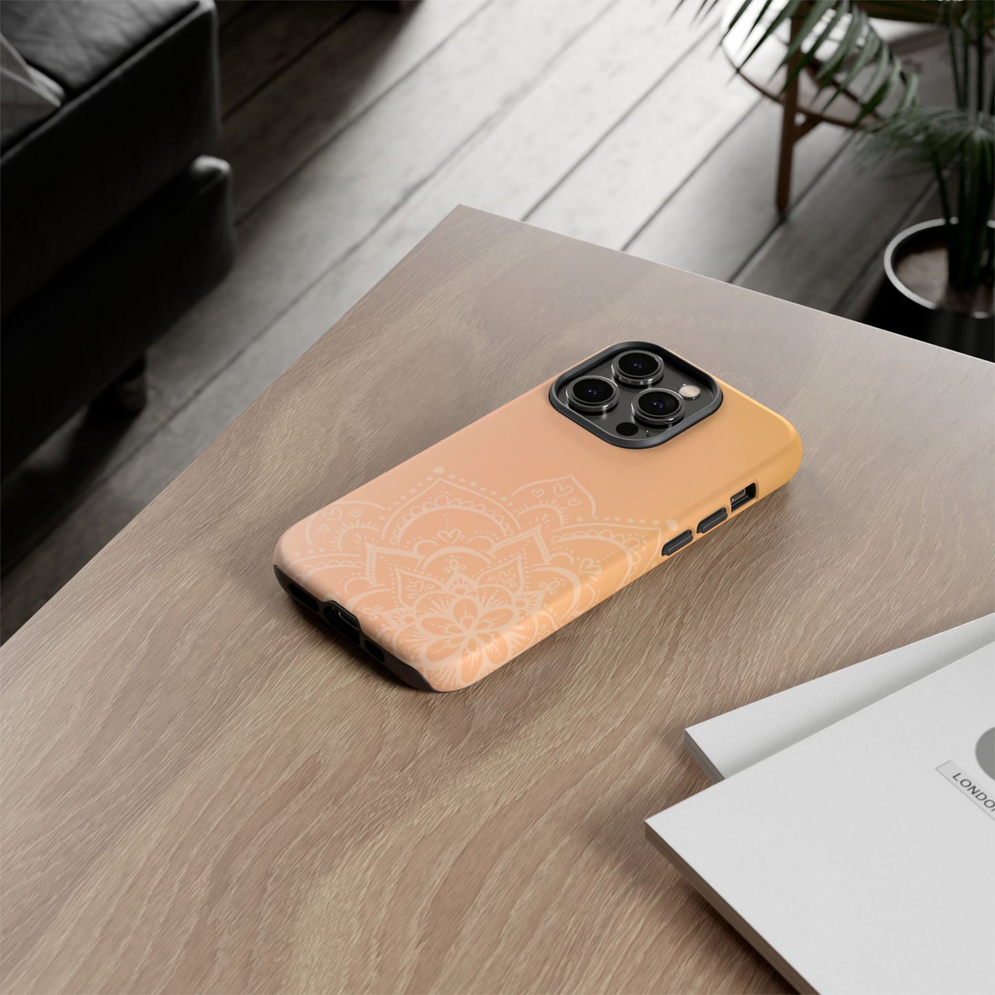 Mandala Peach Tough Cases