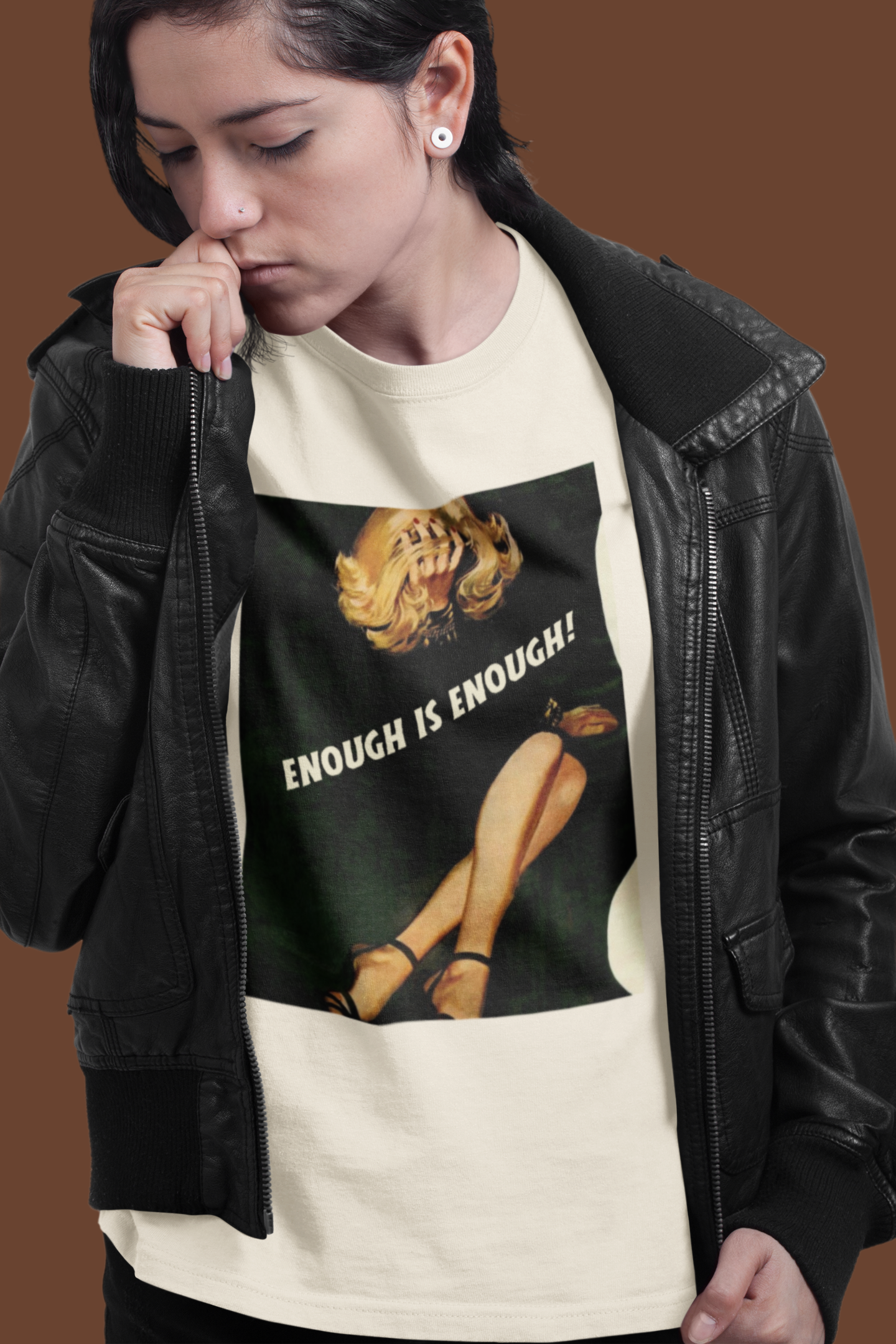 Enough Is Enough Cotton T-Shirt
