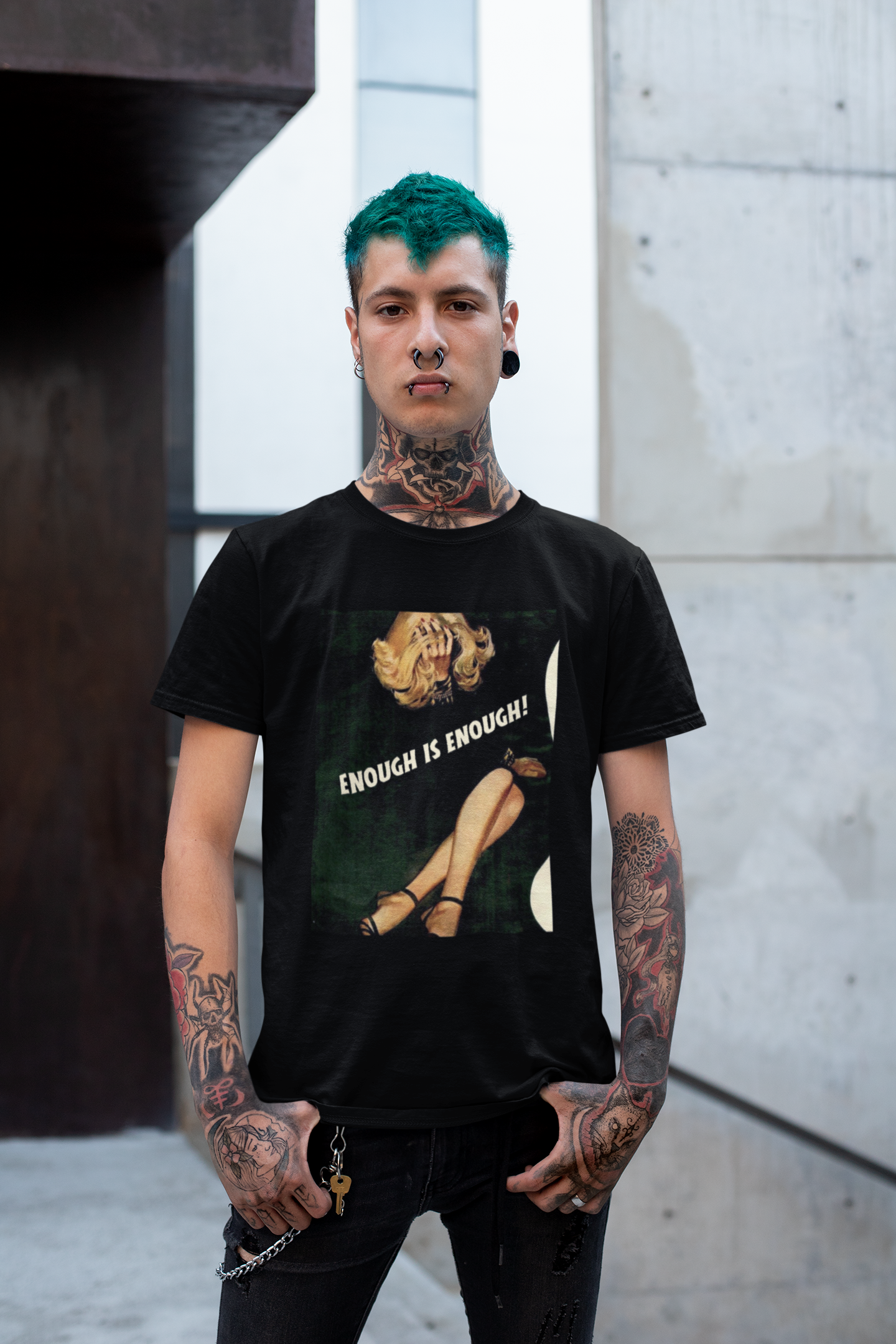 Enough Is Enough Cotton T-Shirt