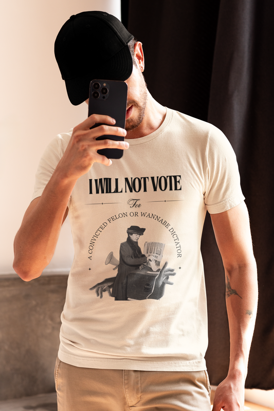 I WILL NOT VOTE FOR Unisex Garment-Dyed T-shirt pastels