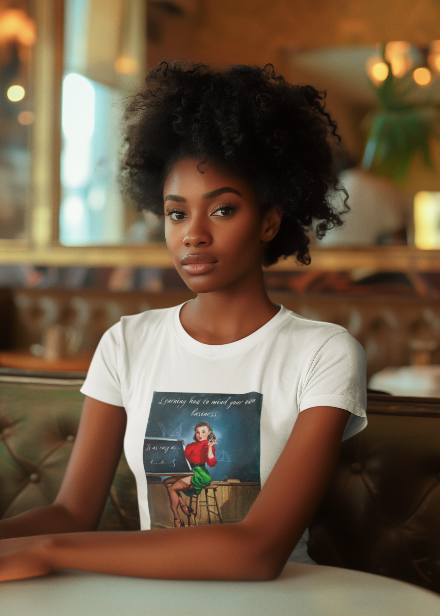 Vintage Unisex Garment-Dyed T-shirt, "Learning How to Mind Your Own Business..."