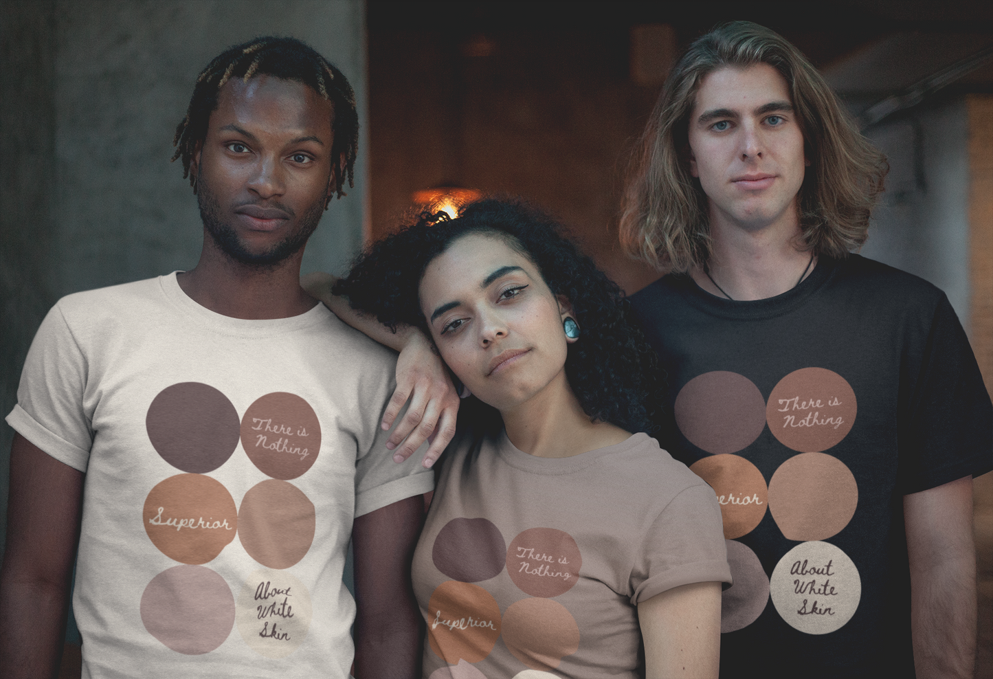 Equality Matters Cotton T-shirt "There is Nothing Superior About White Skin"
