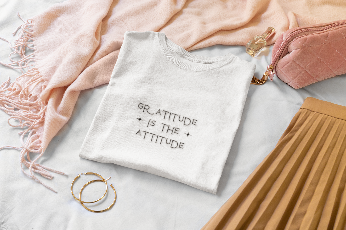 Gratitude is the Attitude Unisex T-Shirt - Self Empowering Teacher Gift