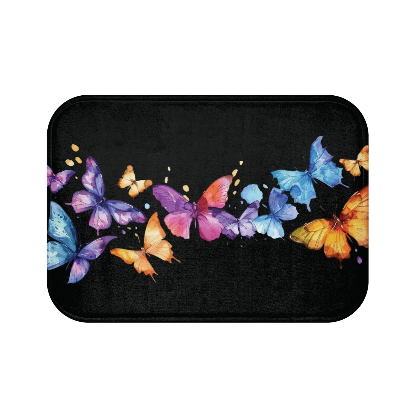 Butterflies and Beauty Bath Mat