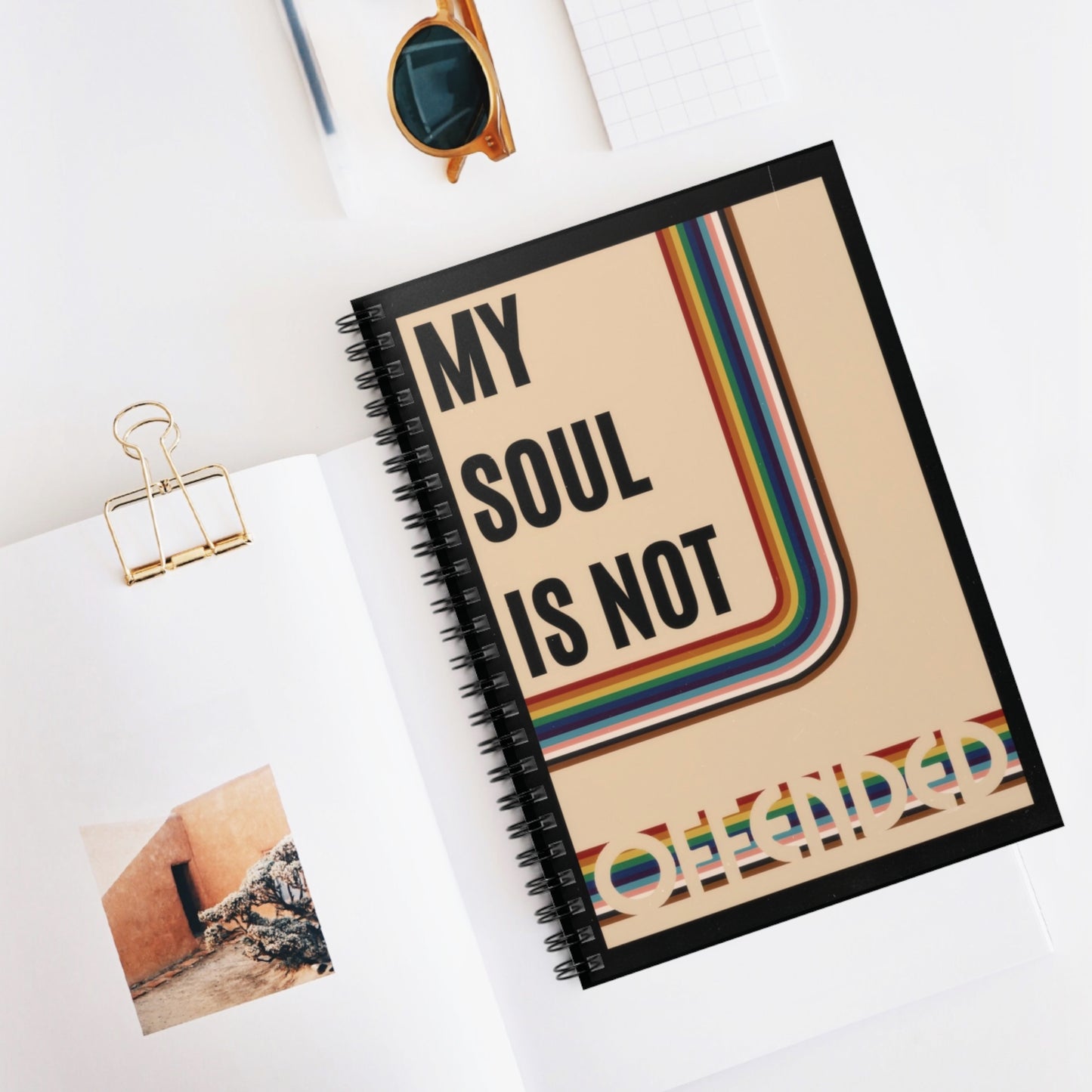 My Soul Is Not Offended Spiral Notebook - Ruled Line