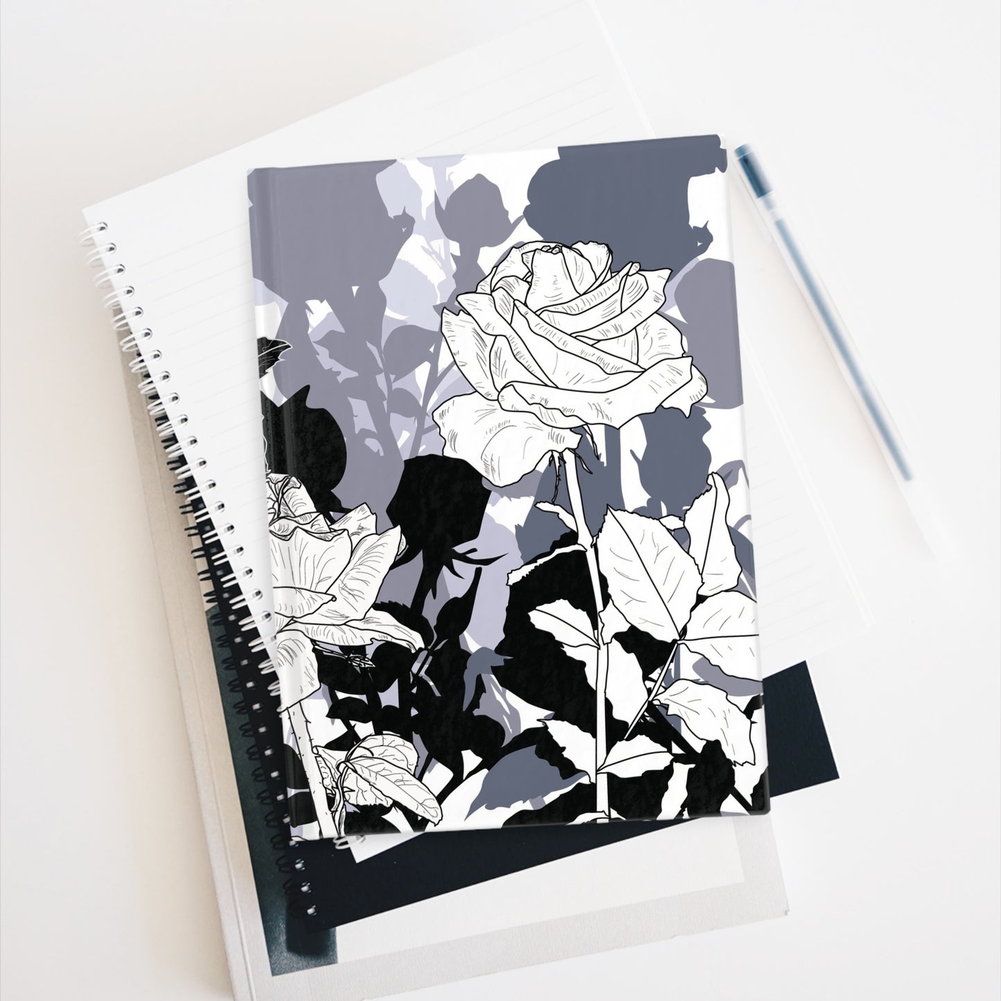 Roses for Mommy Journal - Ruled Line