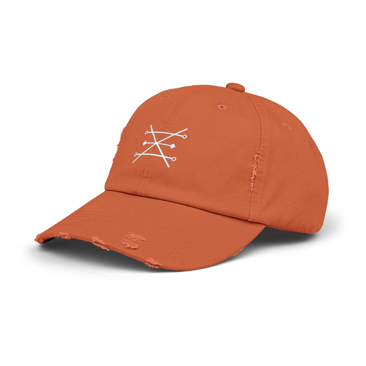 Alchemy Symbol for Copper Unisex Distressed Cap