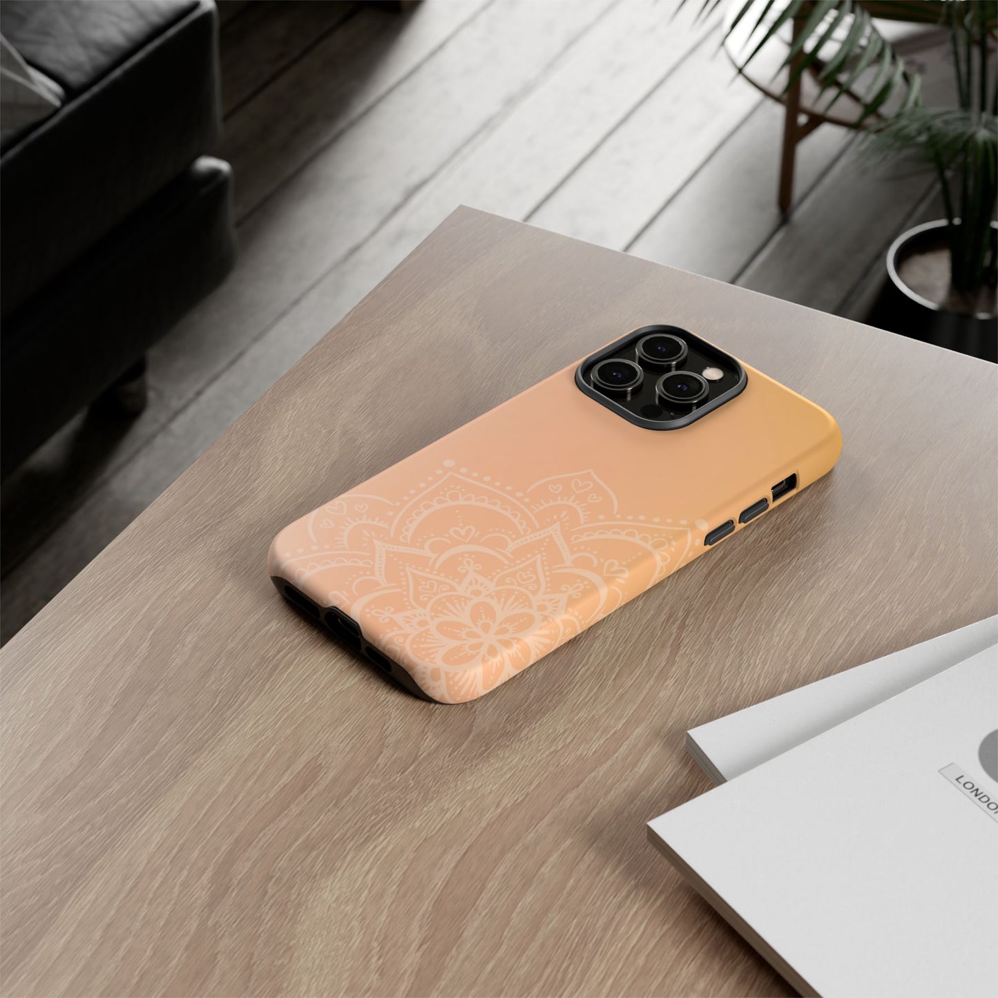 Mandala Peach Tough Cases