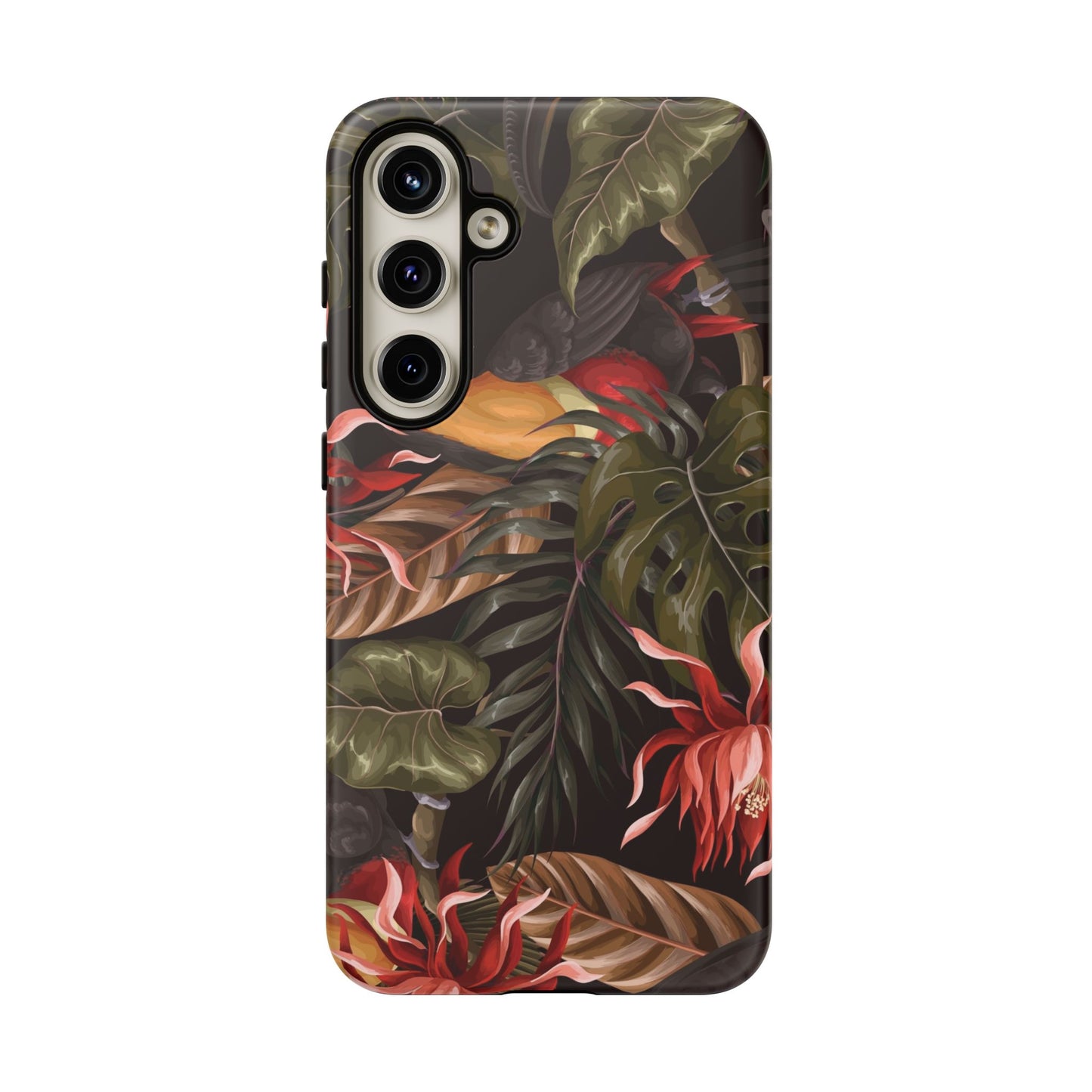 Tough Cases Phone Unique Floral Design with Bird