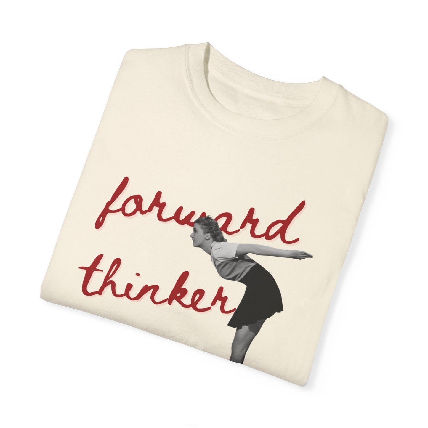 Forward Thinker Unisex Garment-Dyed T-shirt Red