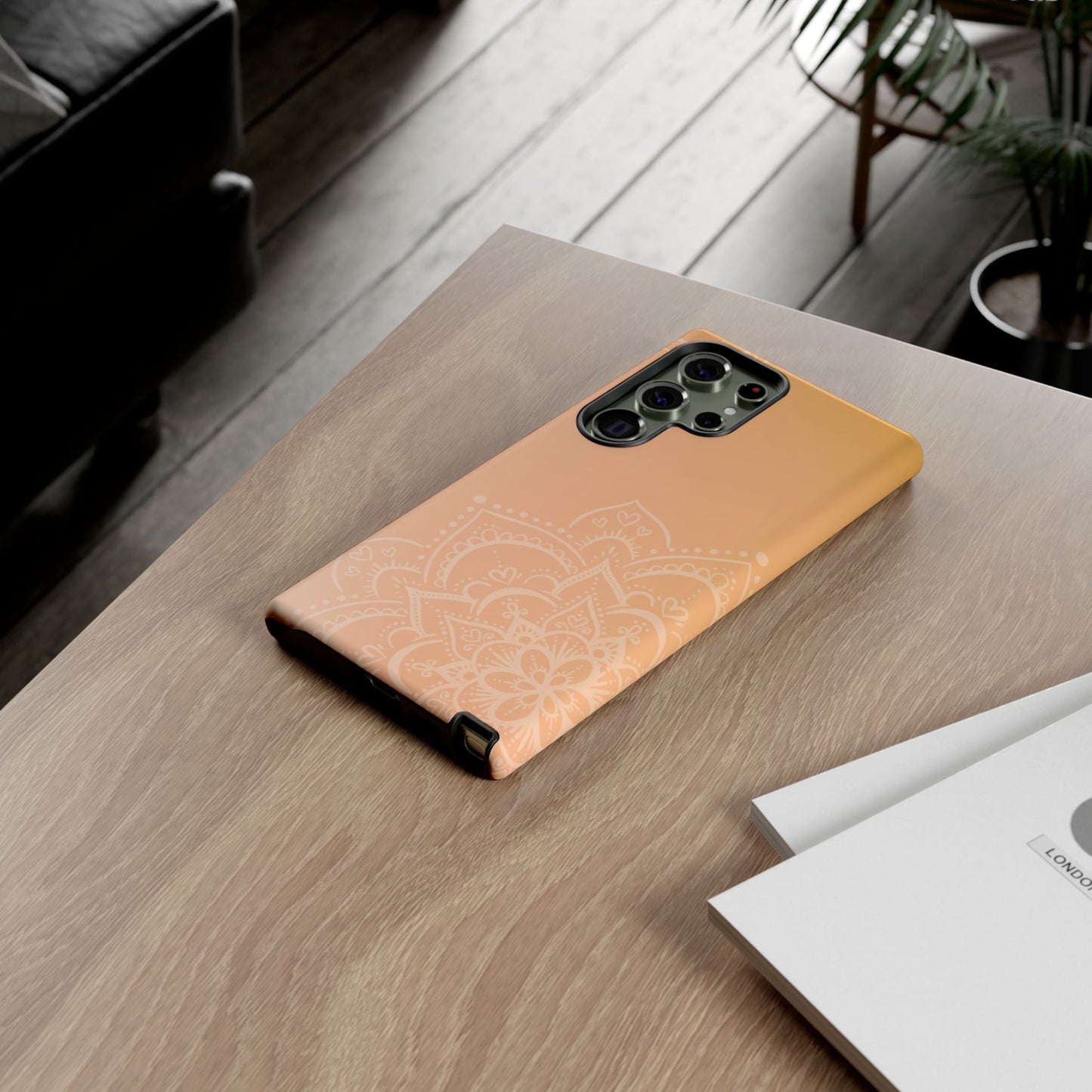 Mandala Peach Tough Cases