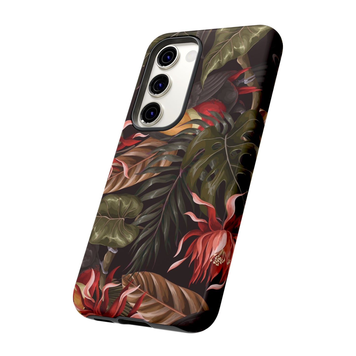Tough Cases Phone Unique Floral Design with Bird