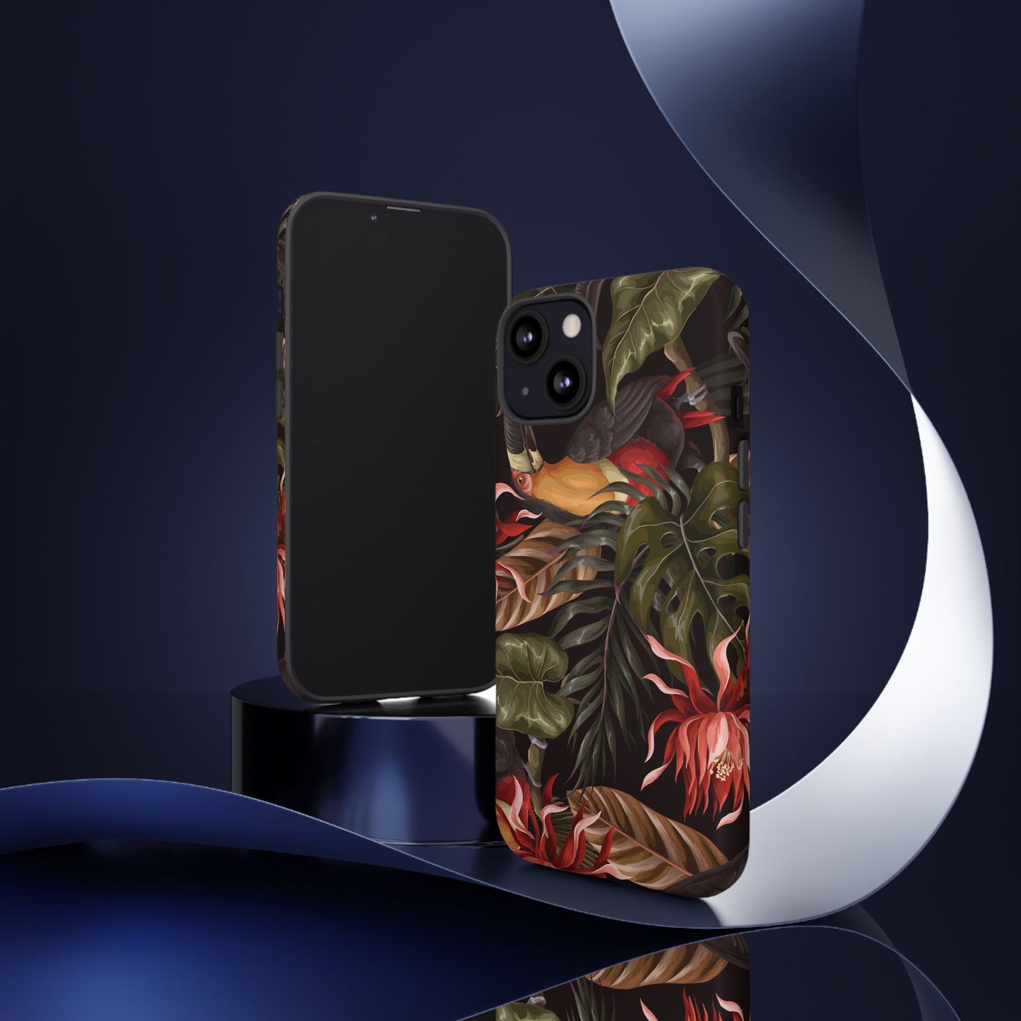 Tough Cases Phone Unique Floral Design with Bird