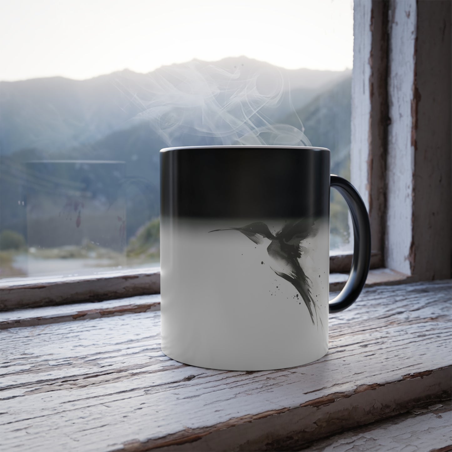 Hummingbird Heaven Color Morphing Mug, 11oz