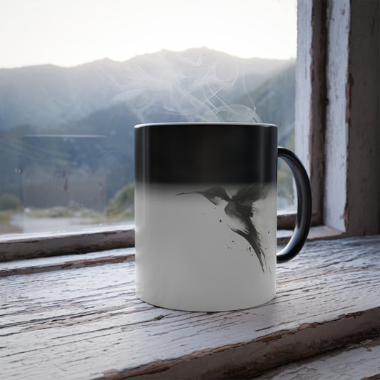 Hummingbird Heaven Color Morphing Mug, 11oz