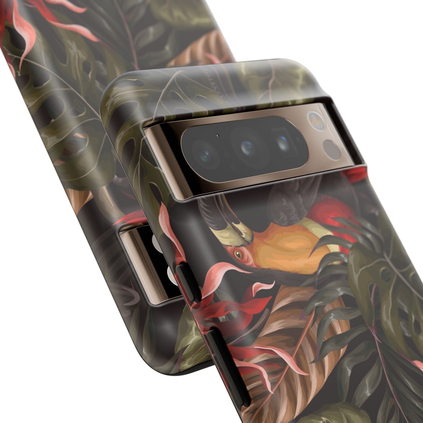 Tough Cases Phone Unique Floral Design with Bird