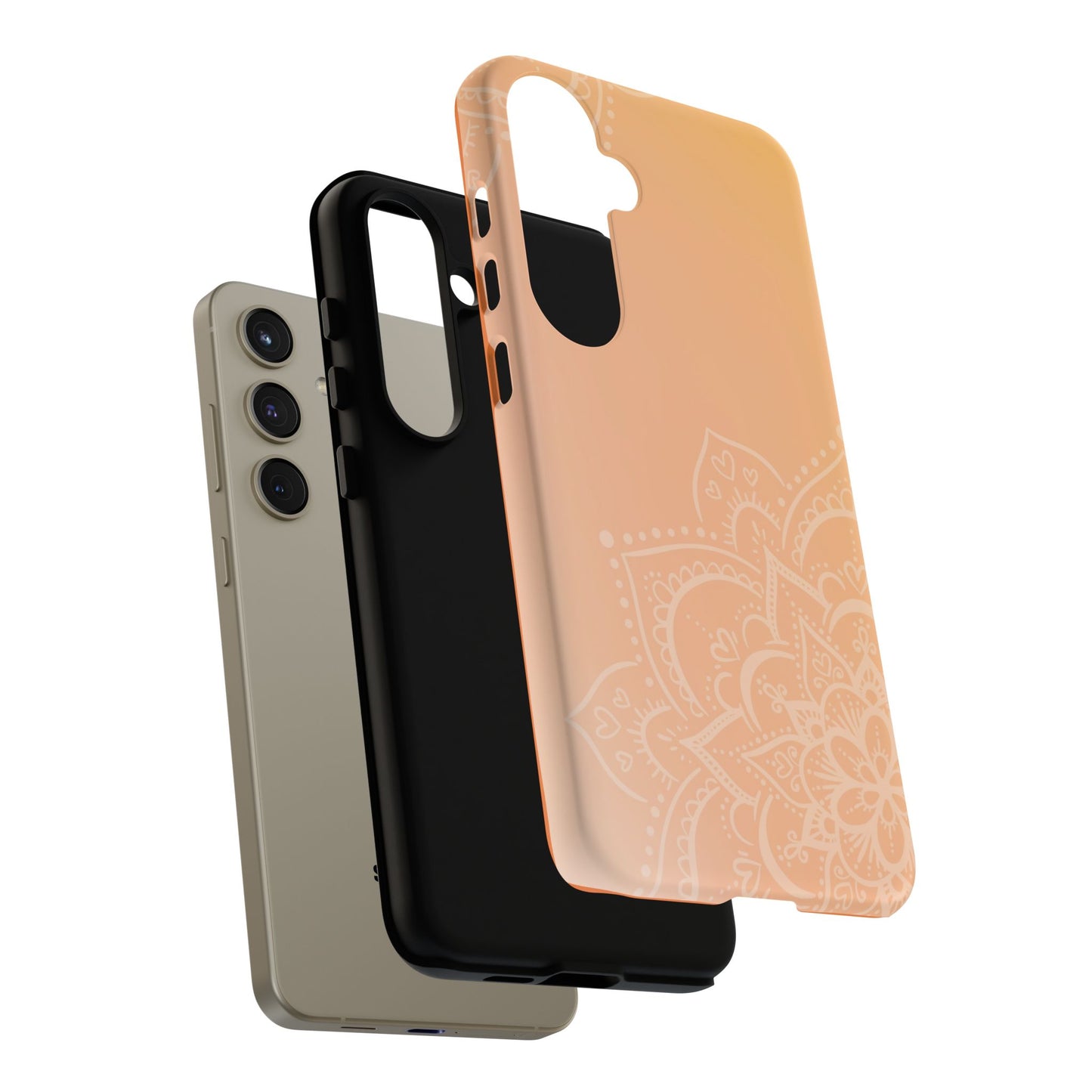 Mandala Peach Tough Cases
