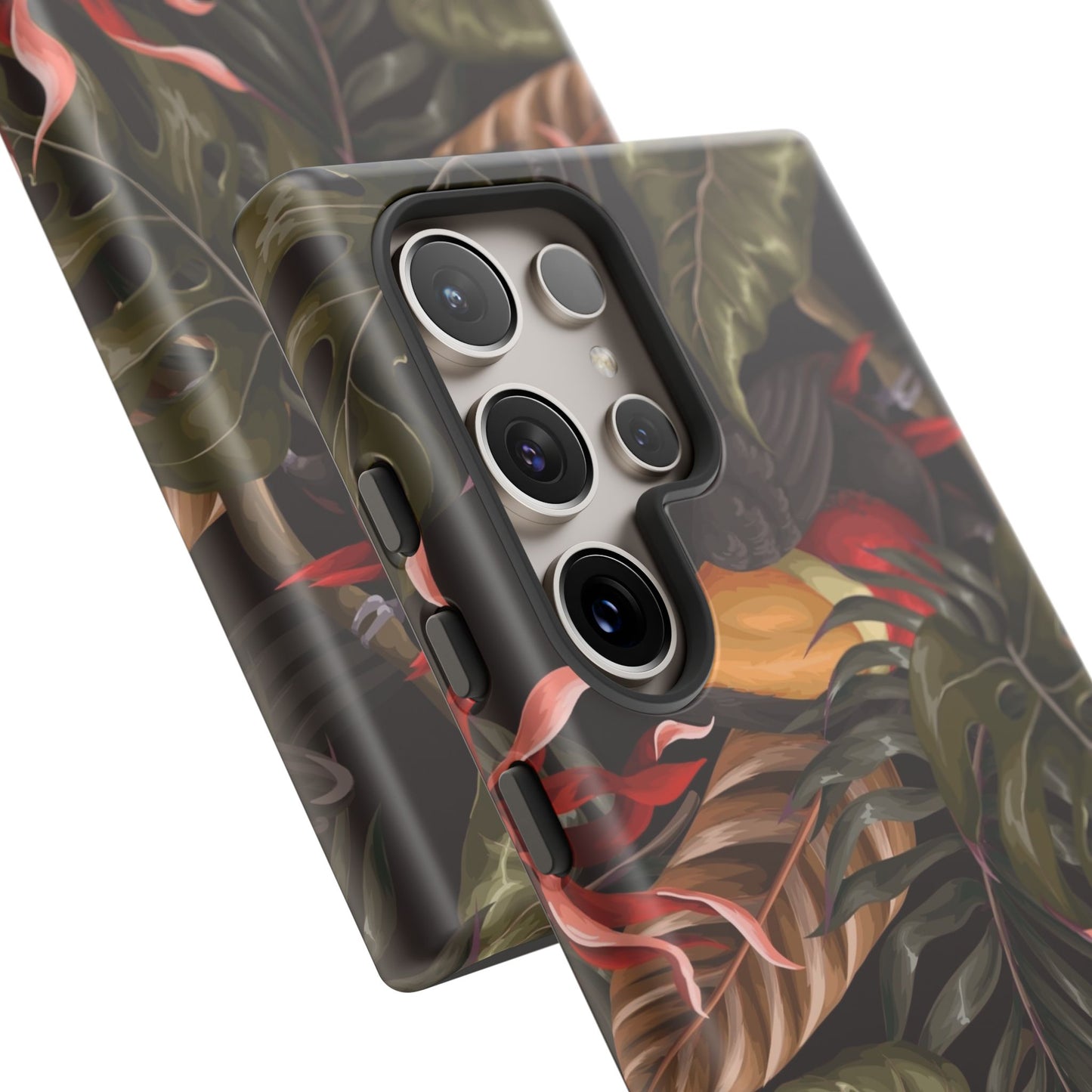 Tough Cases Phone Unique Floral Design with Bird