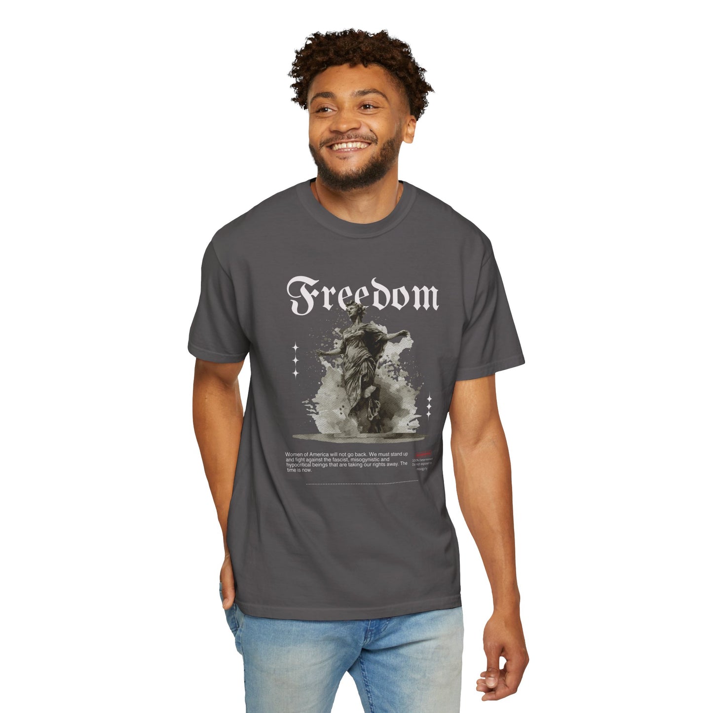 Freedom for Women's Rights Cotton Graphic T-Shirt