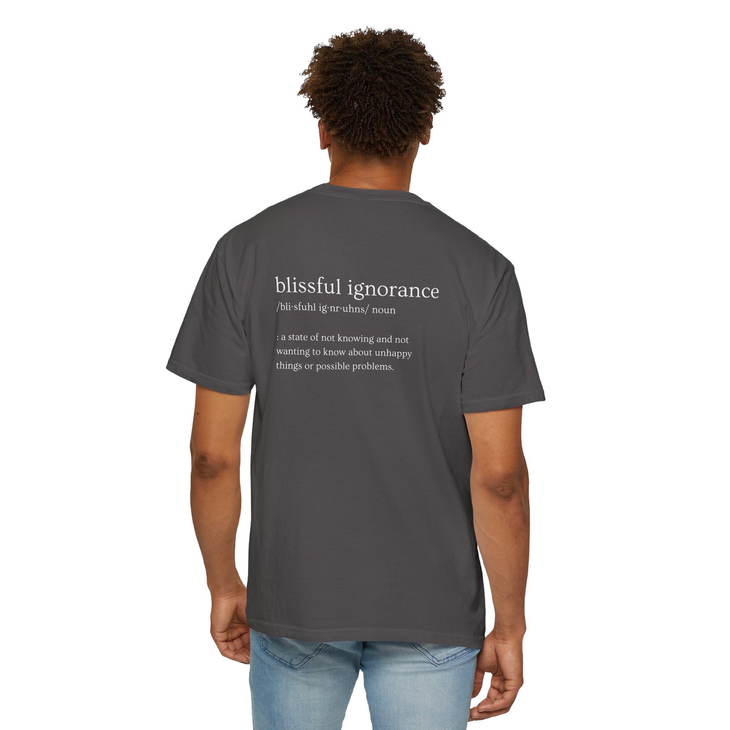 Educate Yourself on Blissful Ignorance Cotton T-shirt