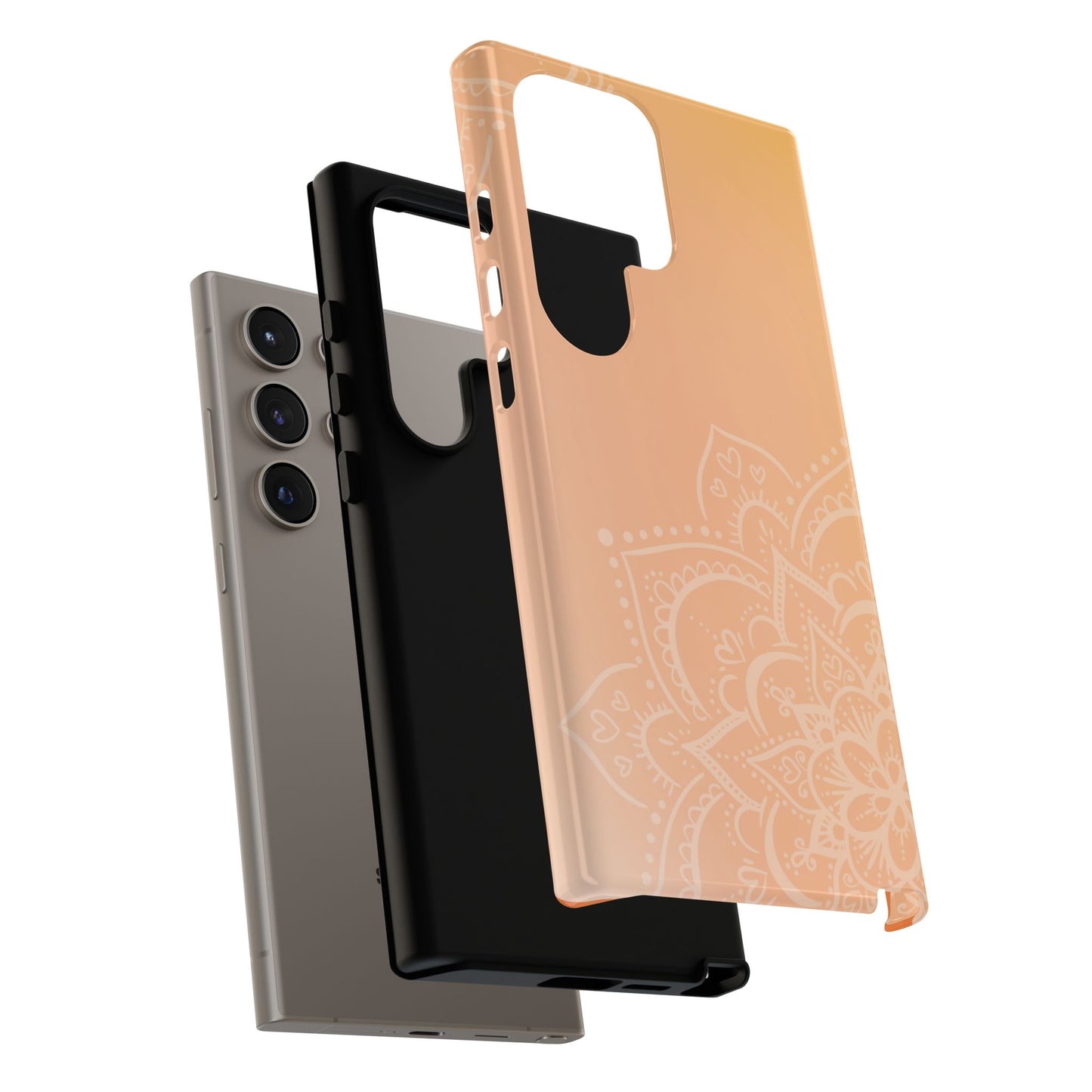 Mandala Peach Tough Cases