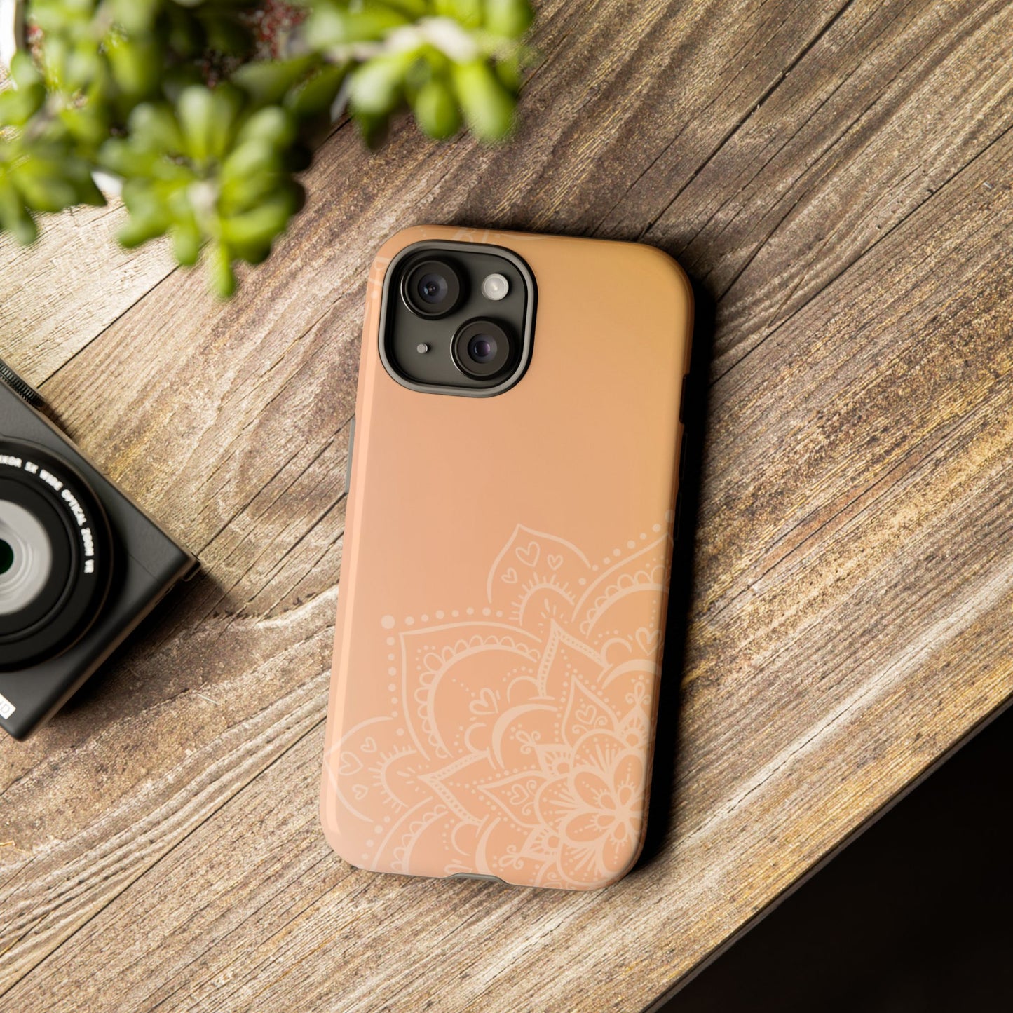 Mandala Peach Tough Cases
