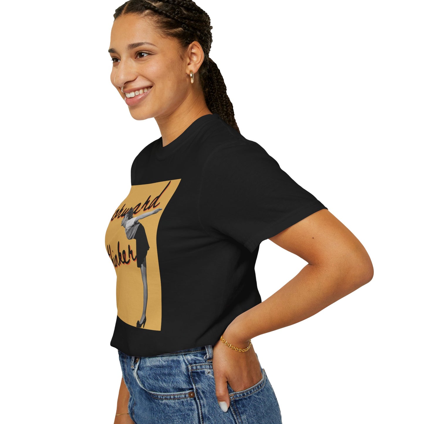 Forward Thinker Unisex Garment-Dyed T-shirt Gold