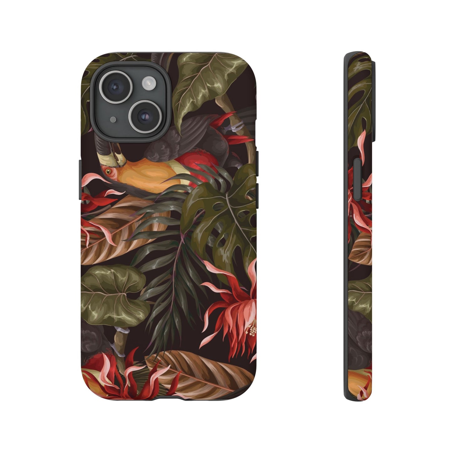 Tough Cases Phone Unique Floral Design with Bird