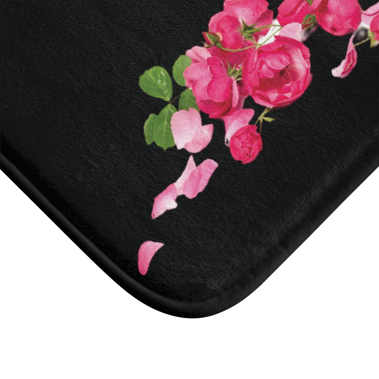 Roses on the Ground Bath Mat