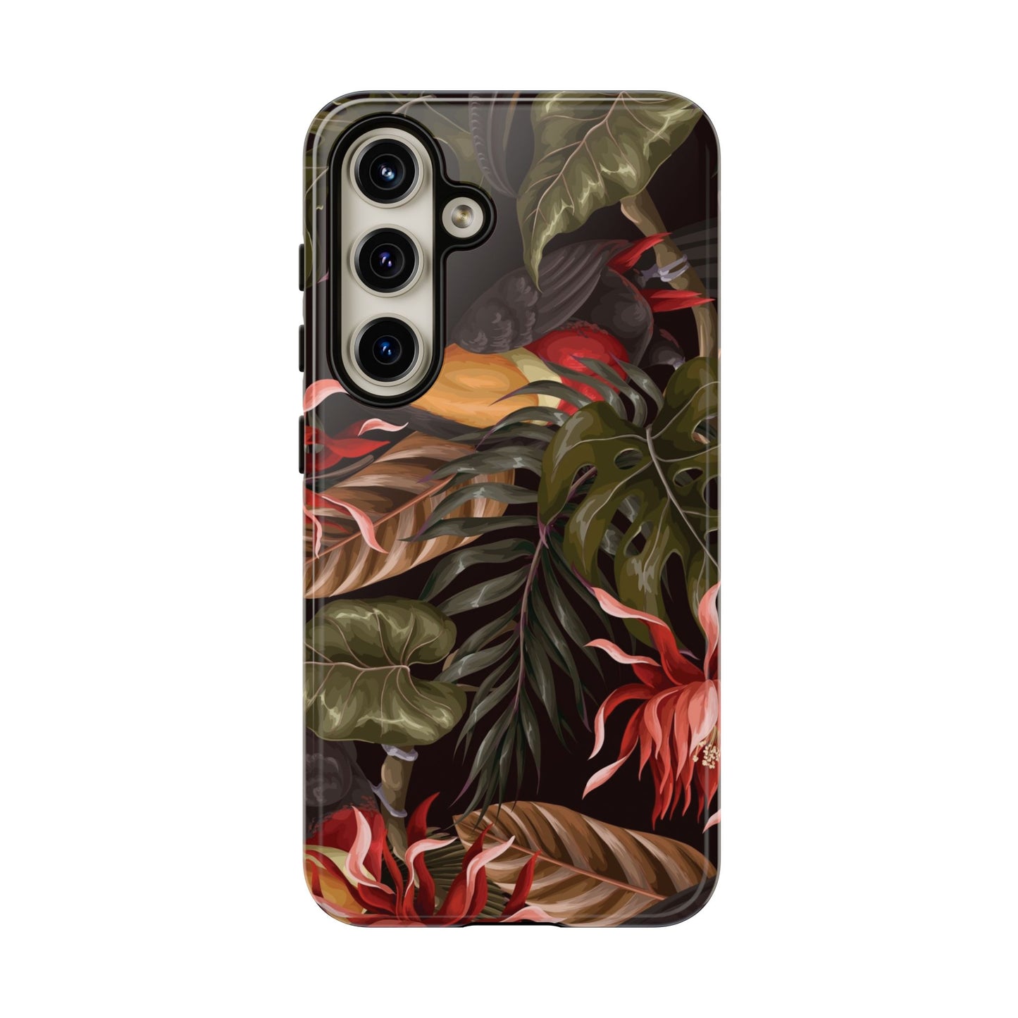 Tough Cases Phone Unique Floral Design with Bird