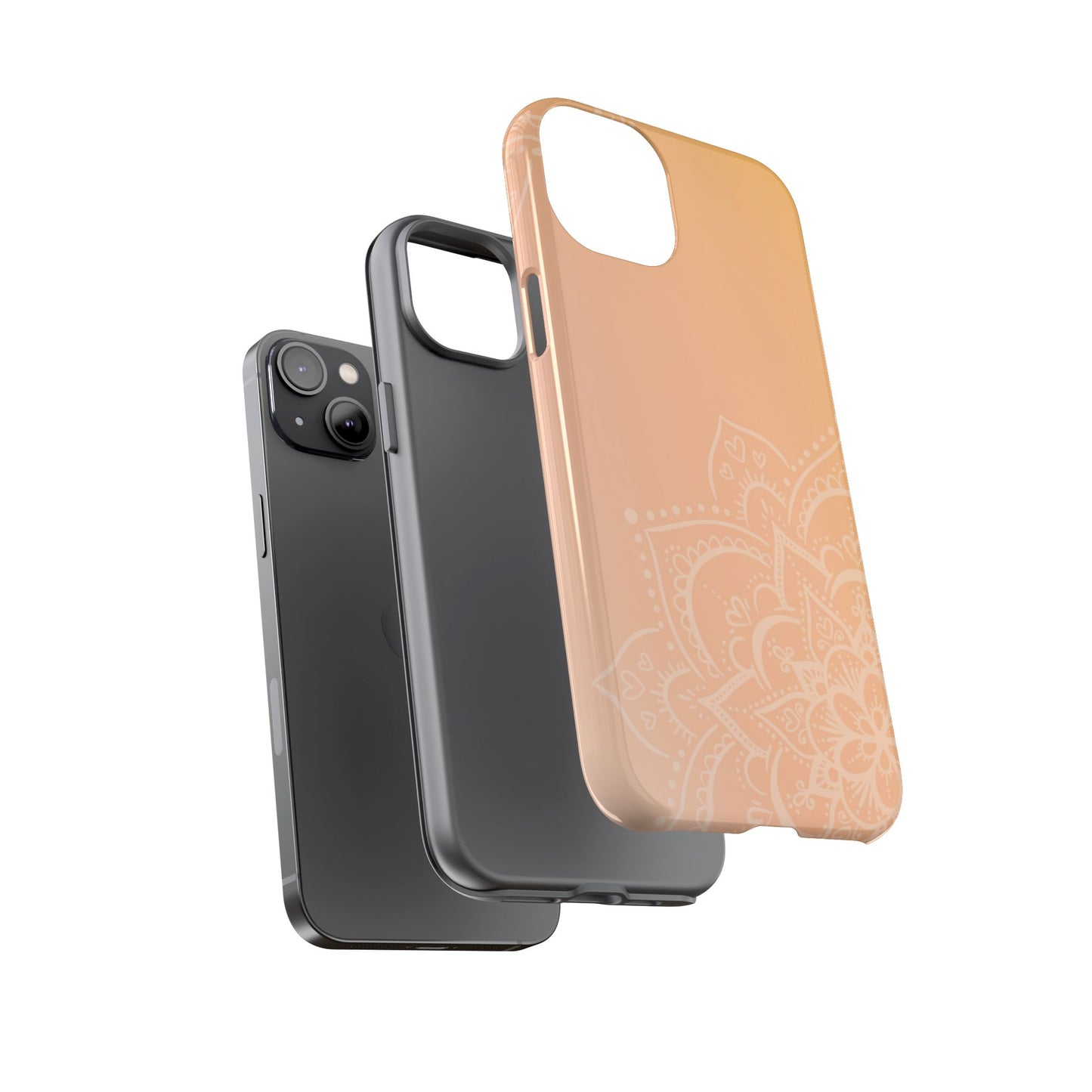Mandala Peach Tough Cases