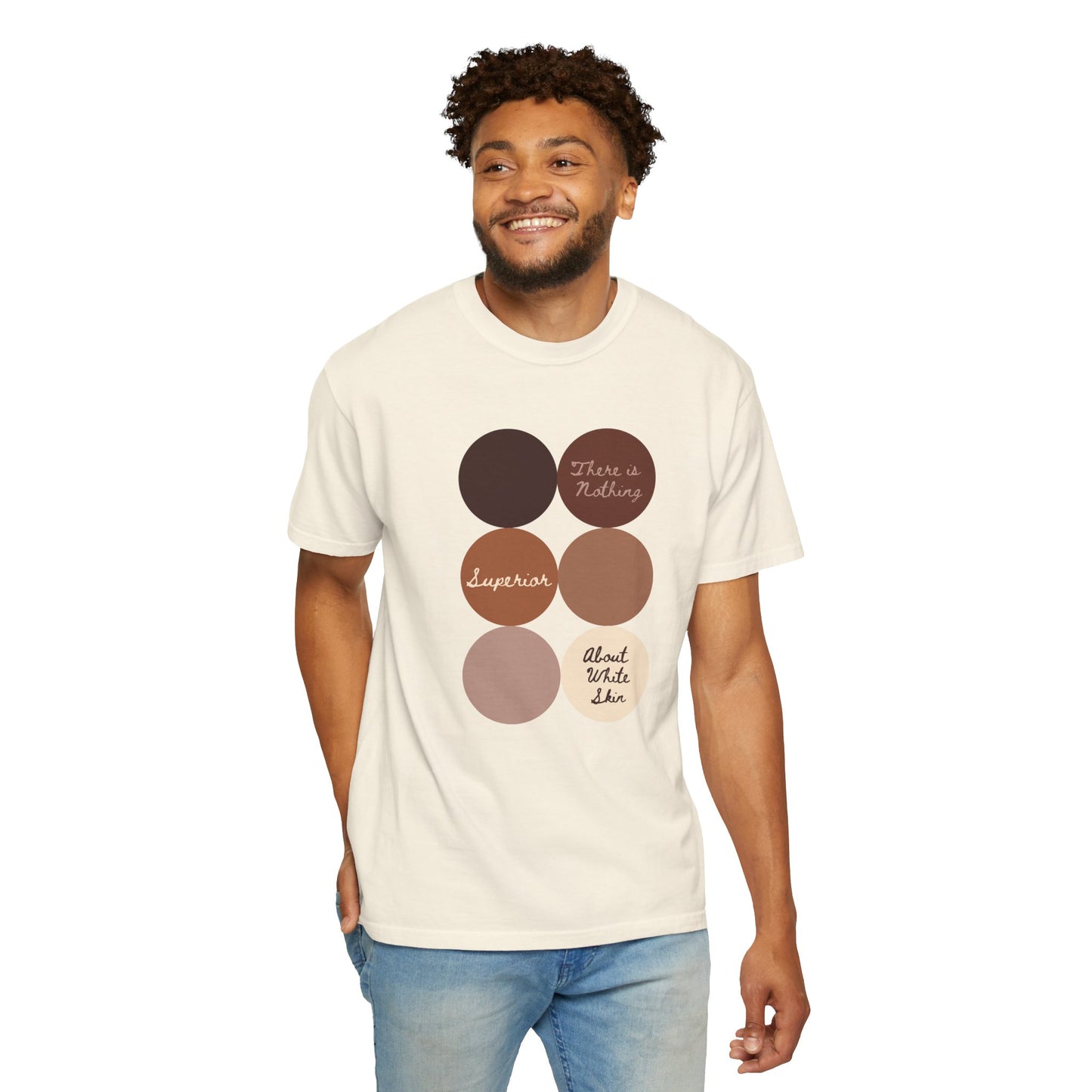 Equality Matters Cotton T-shirt "There is Nothing Superior About White Skin"