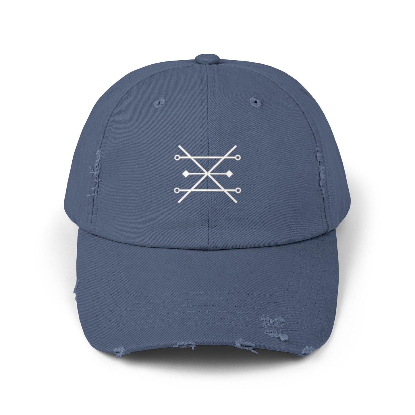 Alchemy Symbol for Copper Unisex Distressed Cap