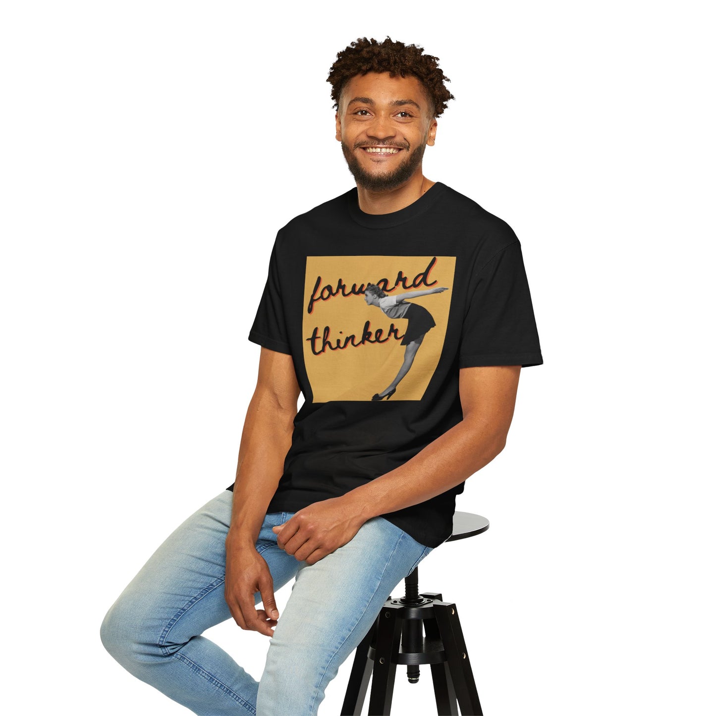 Forward Thinker Unisex Garment-Dyed T-shirt Gold