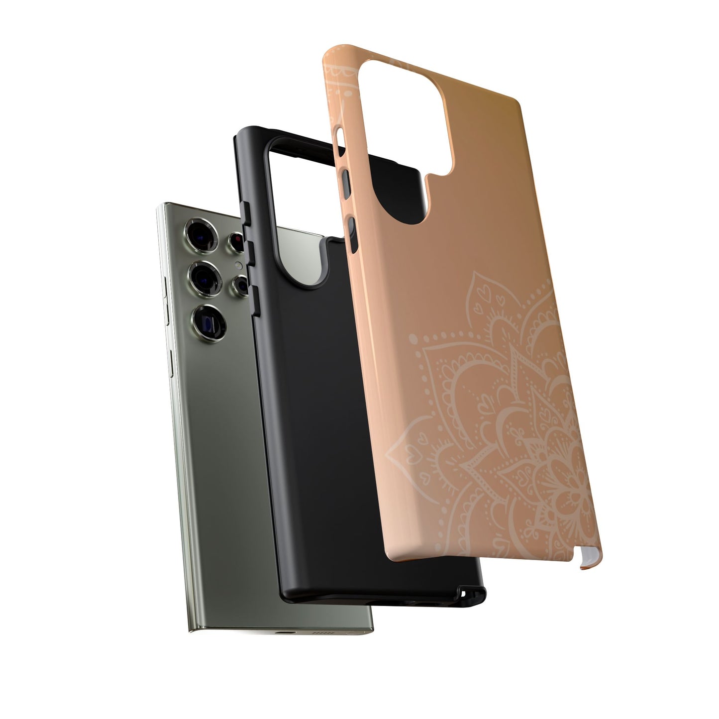 Mandala Peach Tough Cases