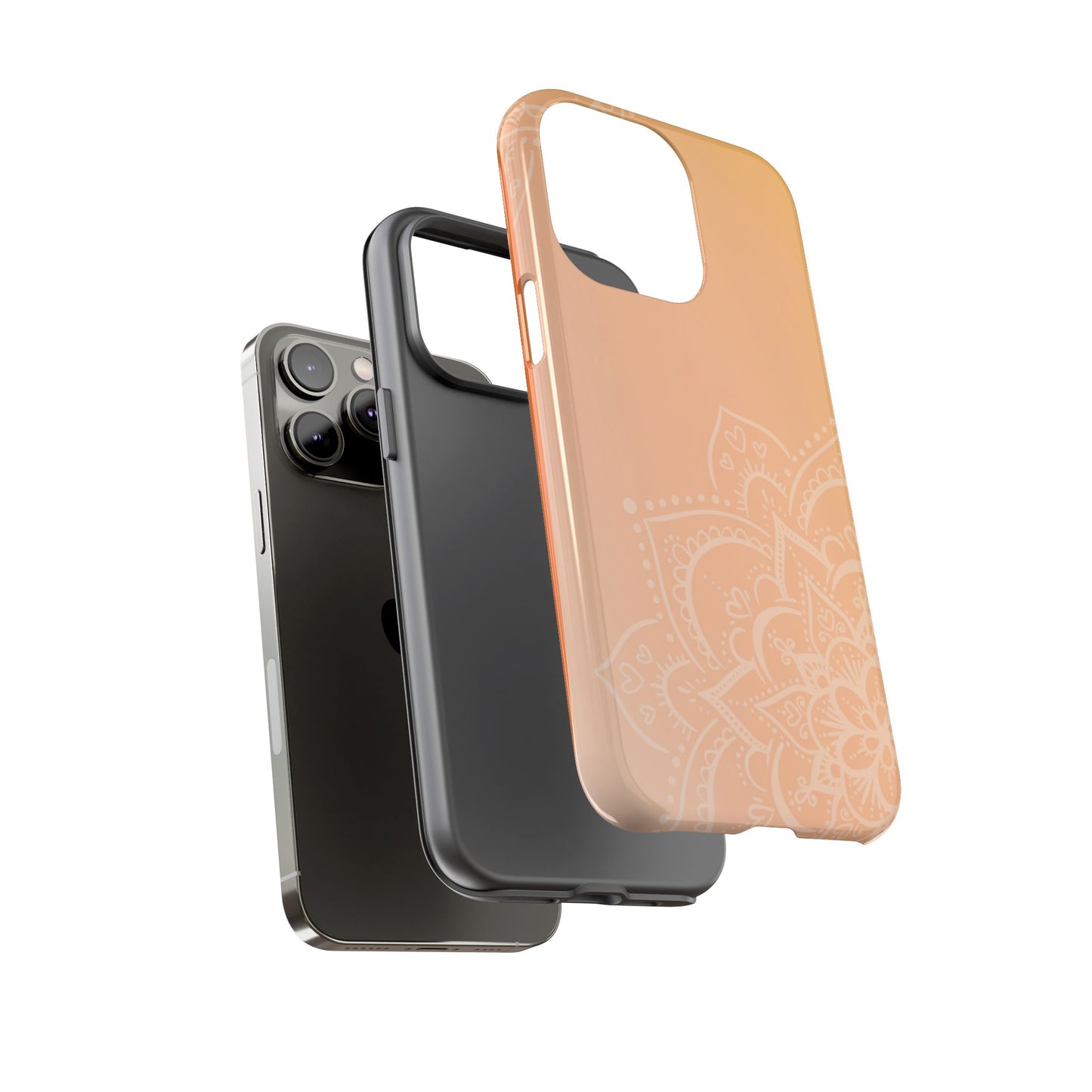 Mandala Peach Tough Cases