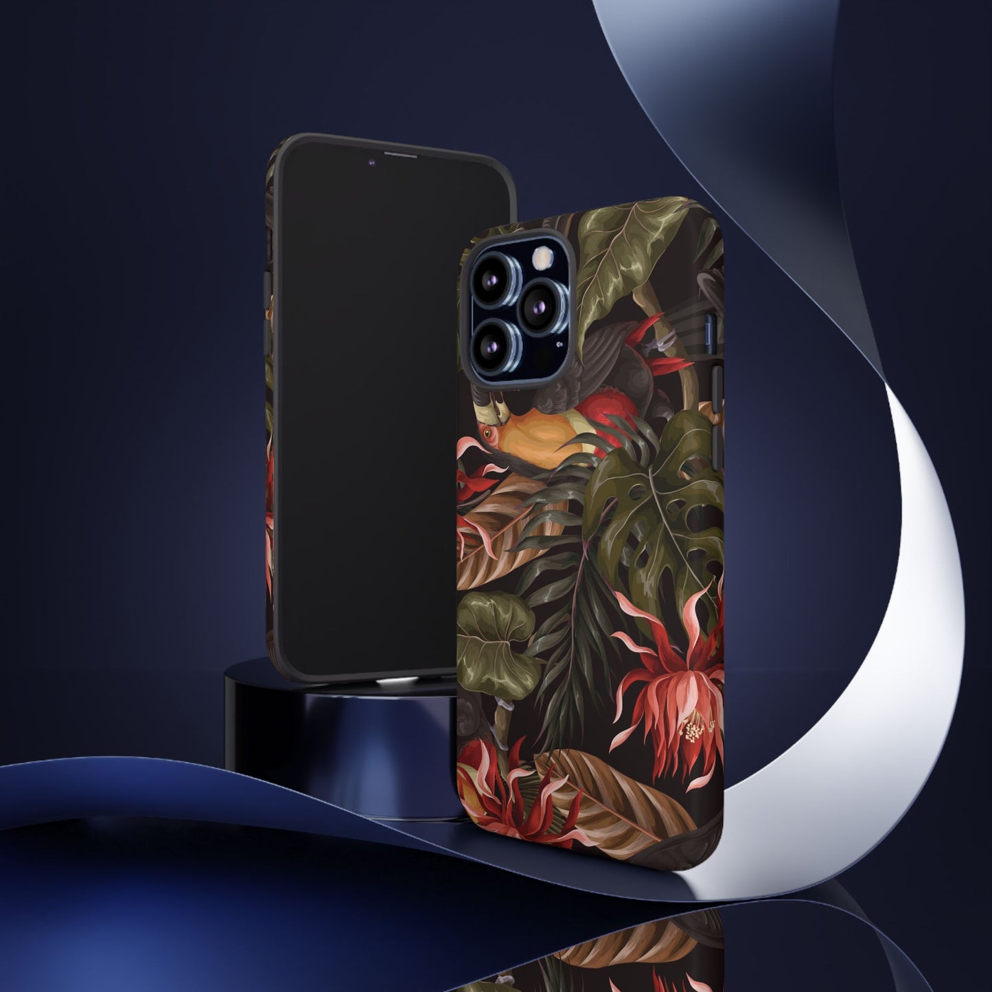 Tough Cases Phone Unique Floral Design with Bird