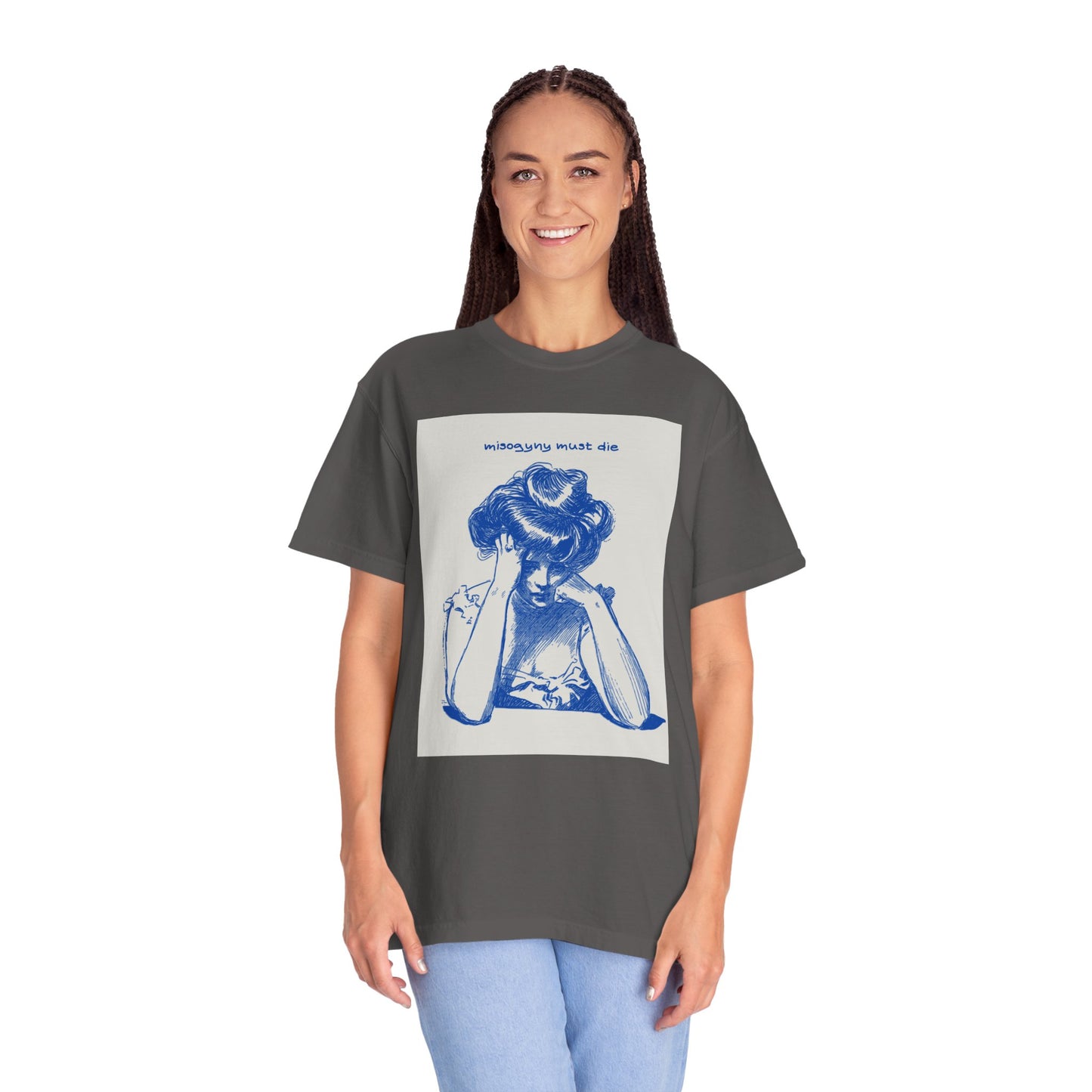 Feminist T-shirt - 'misogyny must die'
