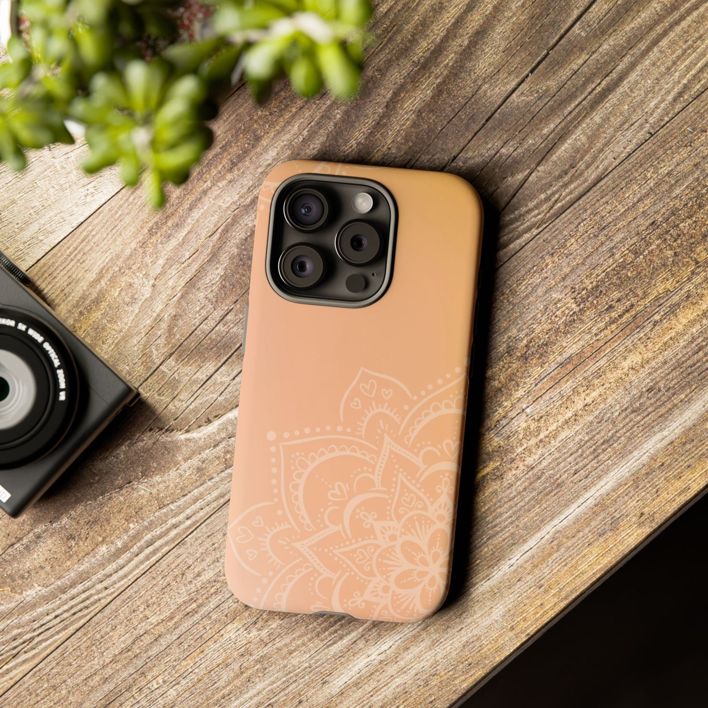Mandala Peach Tough Cases