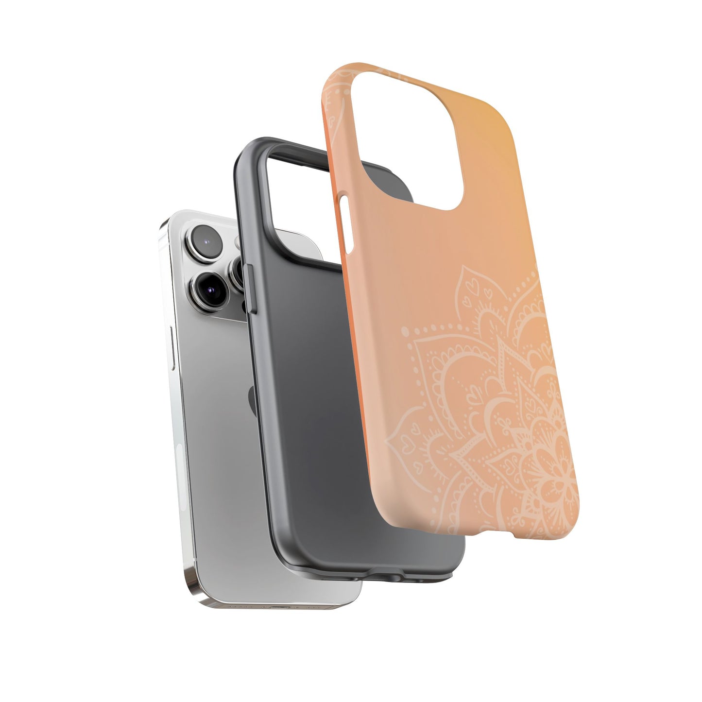 Mandala Peach Tough Cases