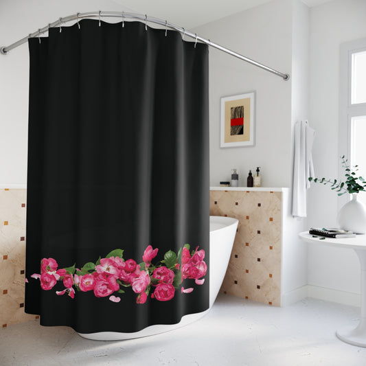 Roses on the Ground Shower Curtains